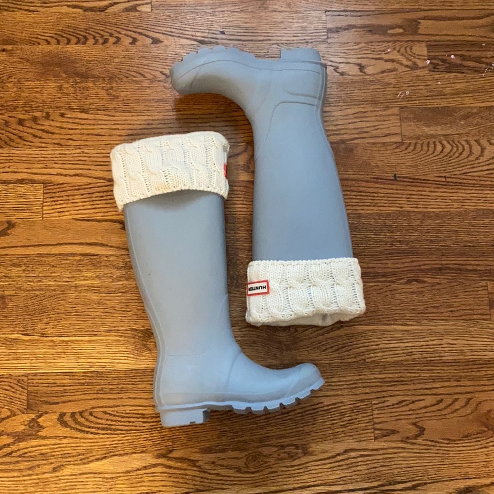 Hunter boots (size 5)